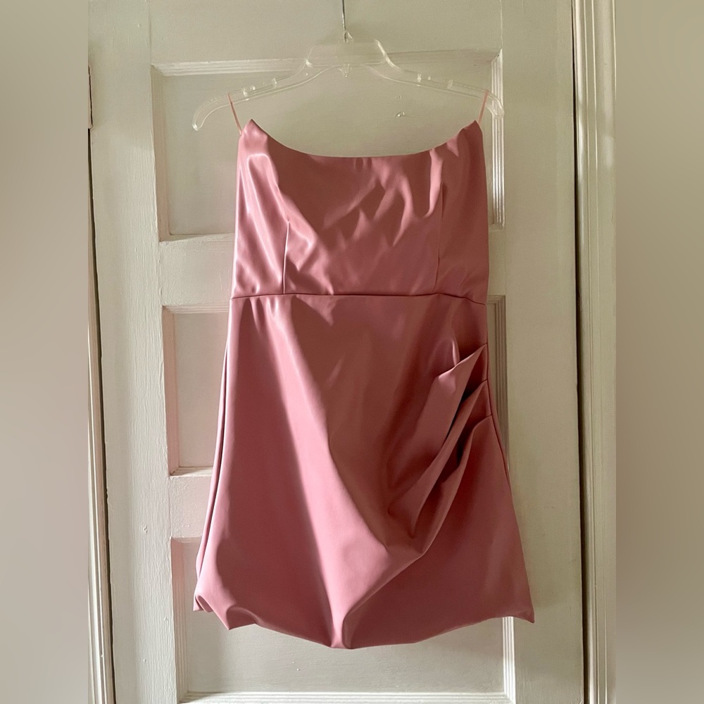 Bardot Lotte Vegan Leather Mini Dress